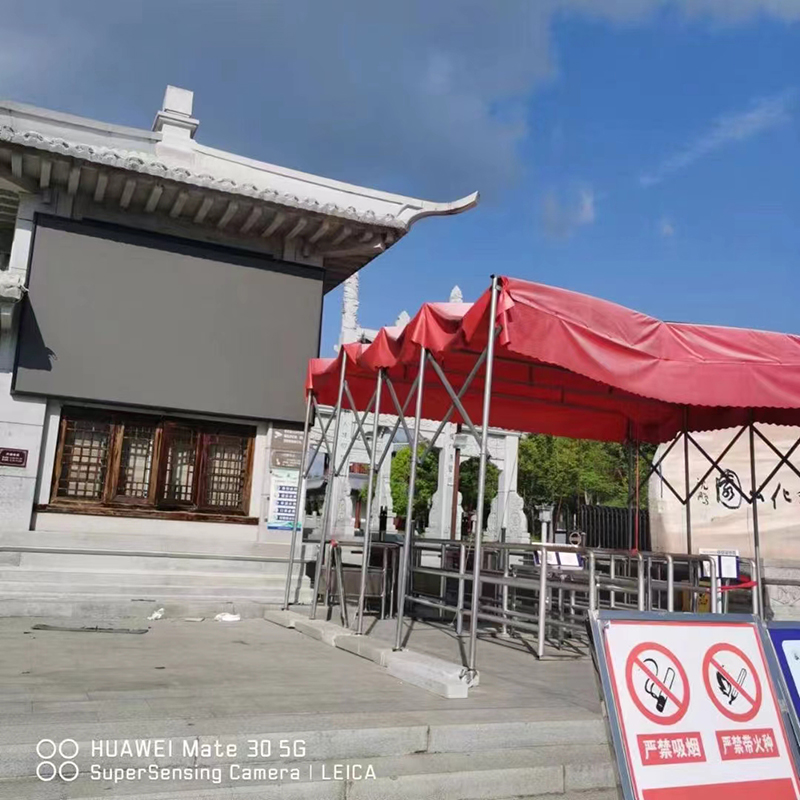 湖北麻城旅遊景區(qū)戶(hù)外P3LED顯示屏